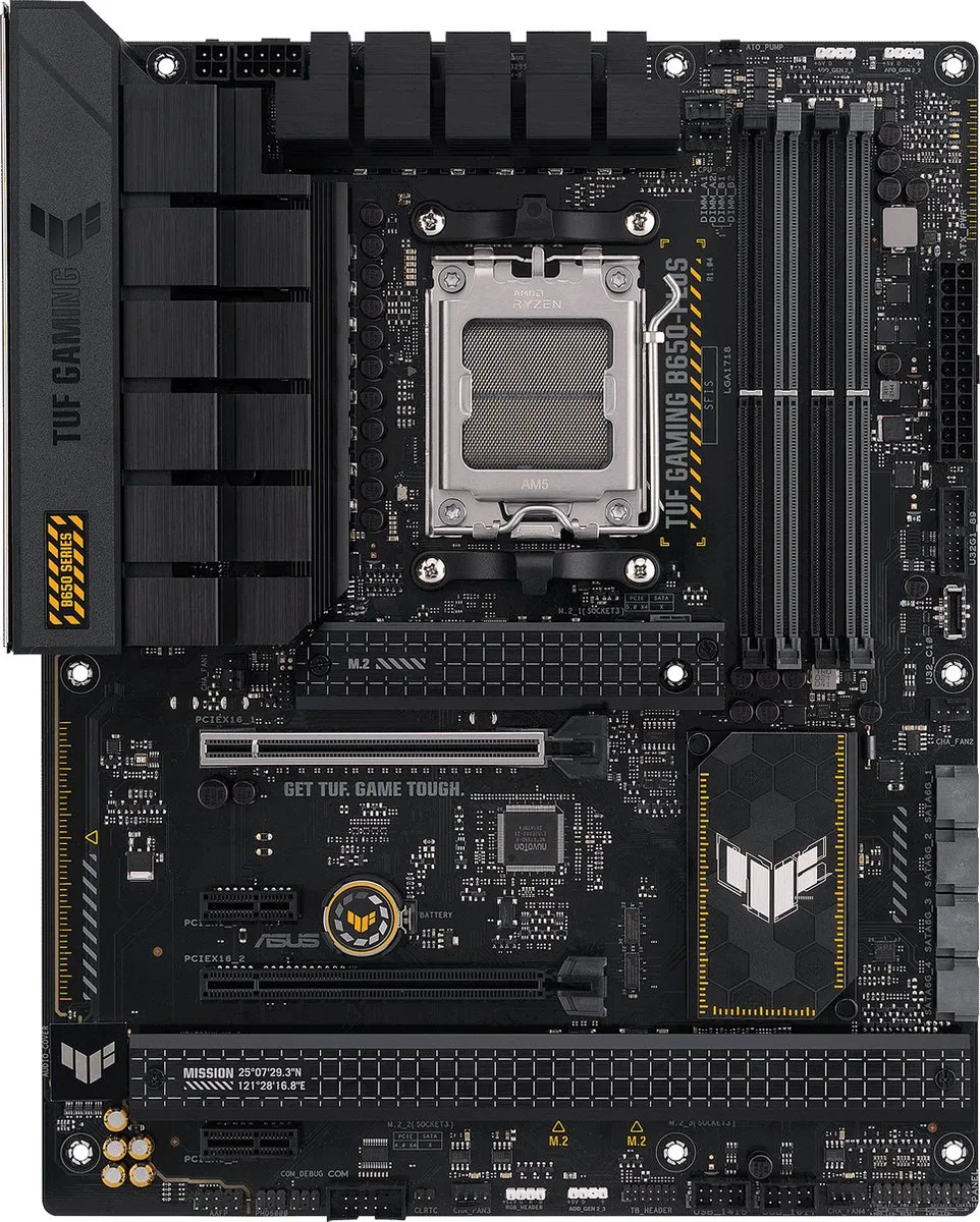 ASUS TUF GAMING B650-PLUS Moederbord - AM5 - DDR5 - ATX