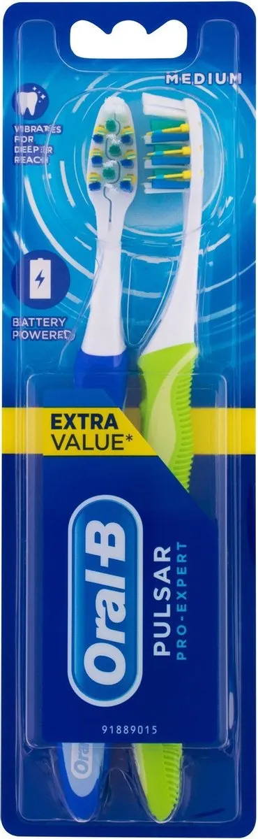 Oral-B Pro-Expert Pulsar 35M Handtandenborstel - 2 Stuks