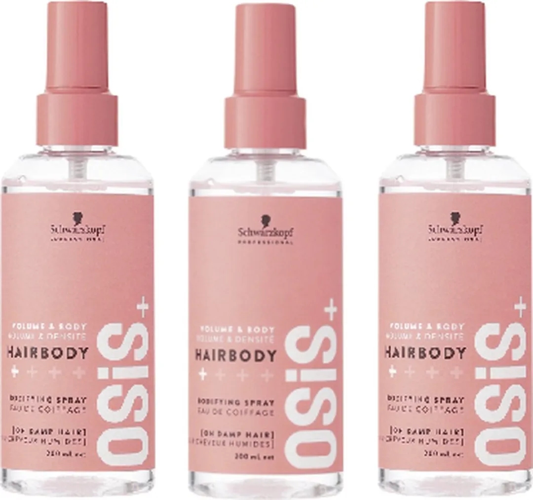 Schwarzkopf Osis+ Hairbody Prep Spray 3x200ml