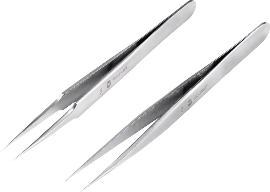 TOOLCRAFT TO-5861034 Pincetset - 2-delig 120mm
