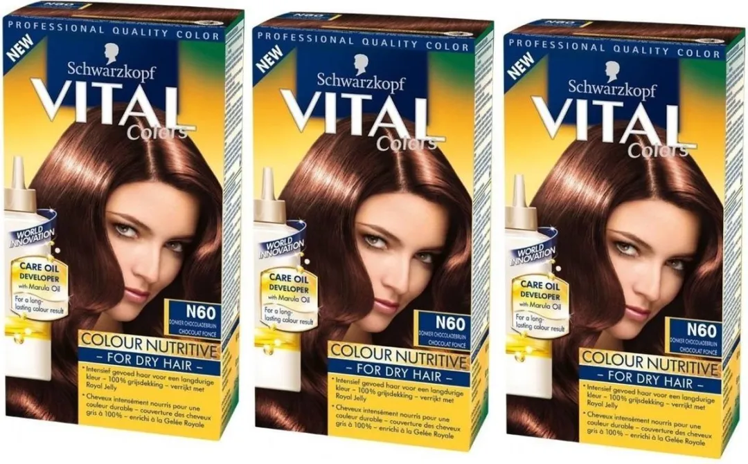 Schwarzkopf Vital Colours Royal Jelly 59 Donker Chocolade Bruin Haarverf