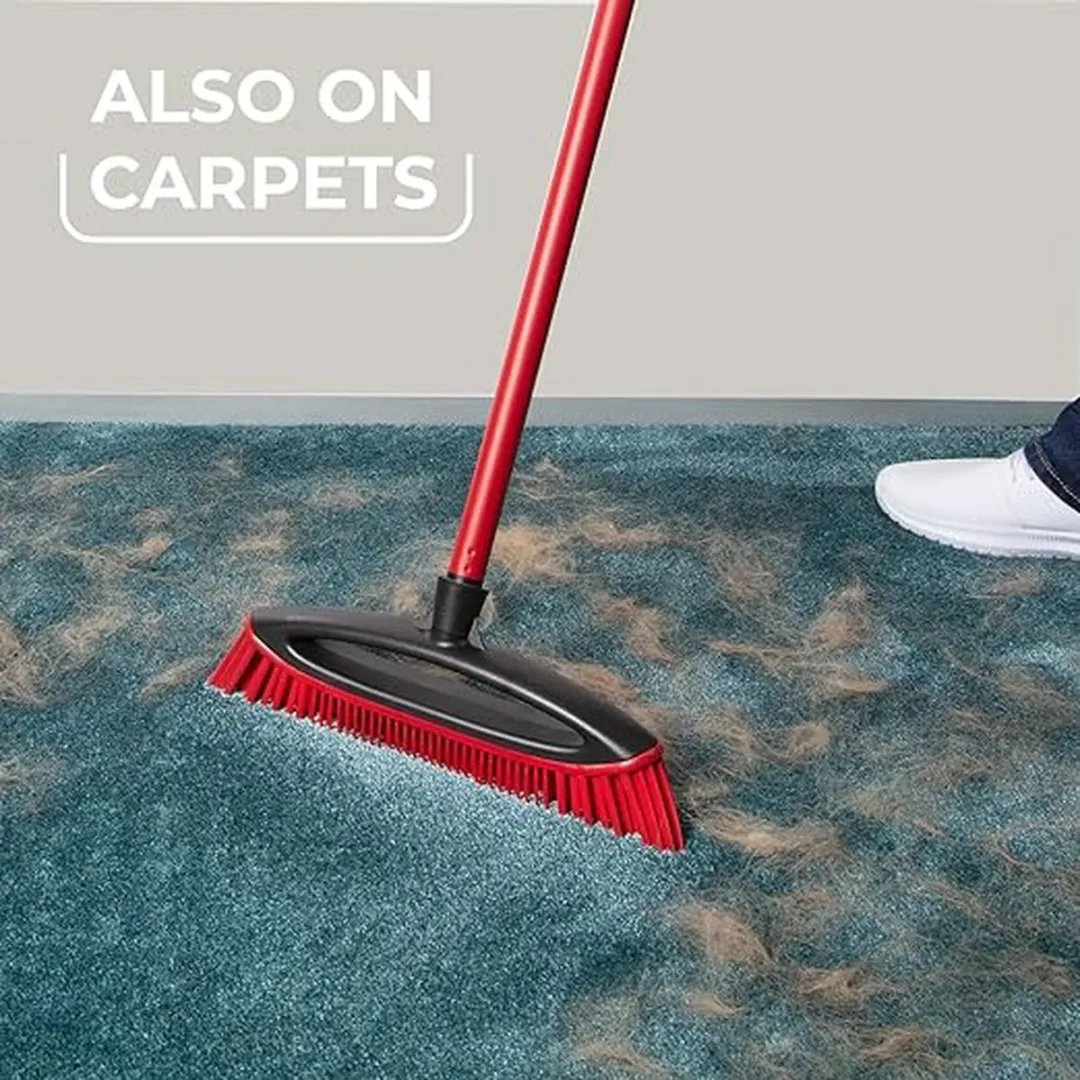 Vileda Always Clean Pet Pro Bezemborstel - Rood