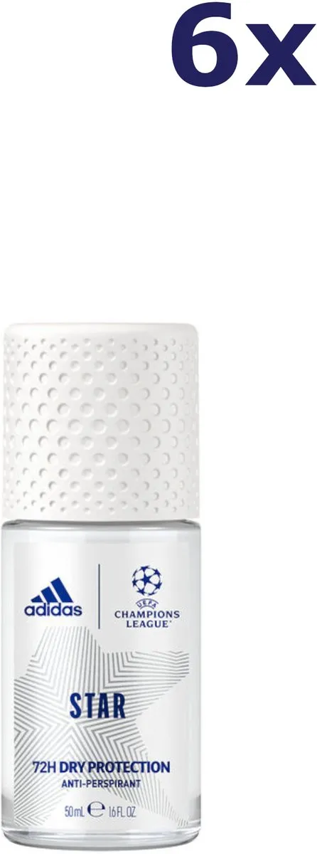adidas Roll On Deodorant Star Champions League 50ml