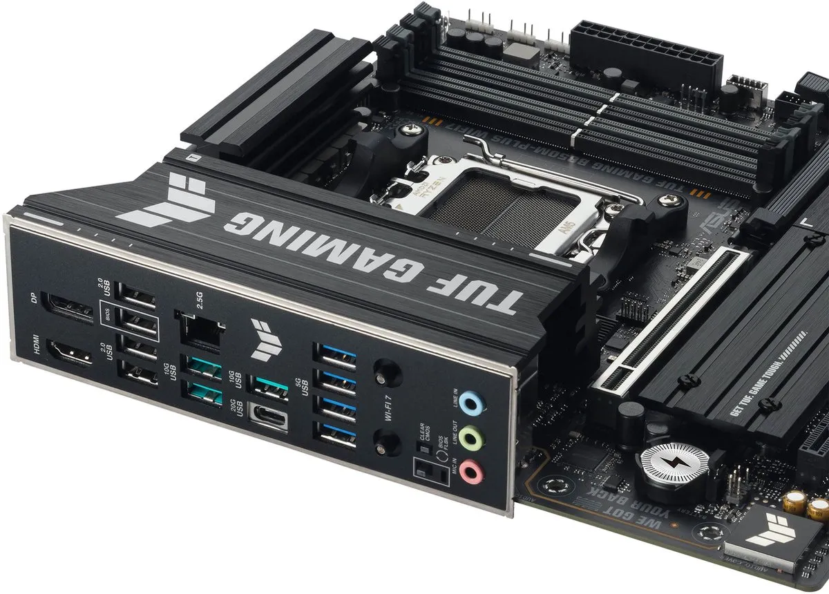 ASUS TUF GAMING B850M-PLUS WIFI7 AM5 Micro-ATX Moederbord