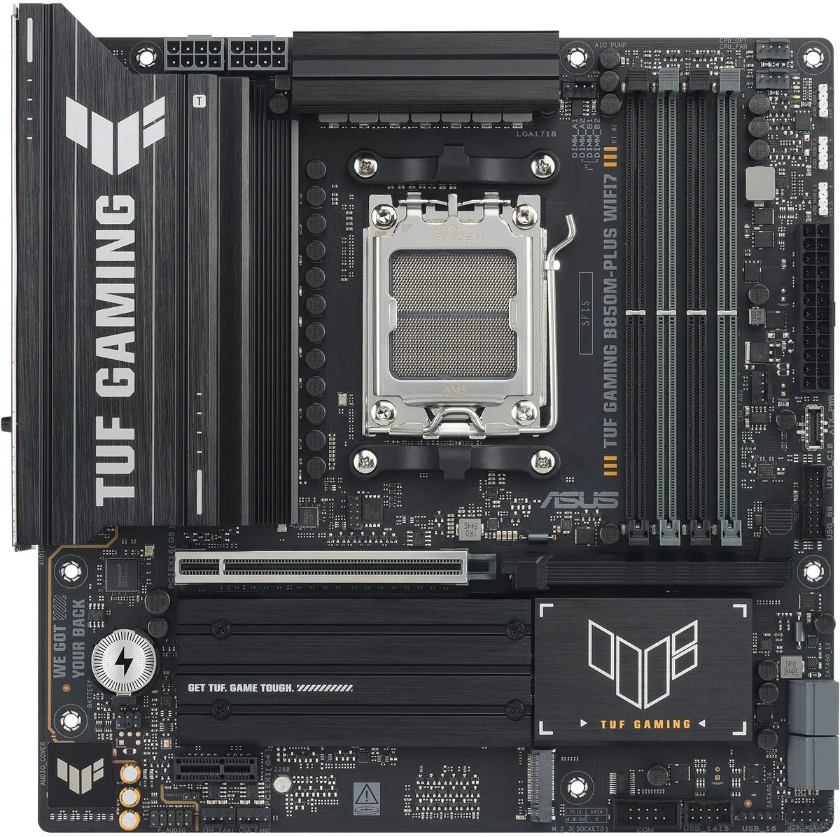 ASUS TUF GAMING B850M-PLUS WIFI7 AM5 Micro-ATX Moederbord