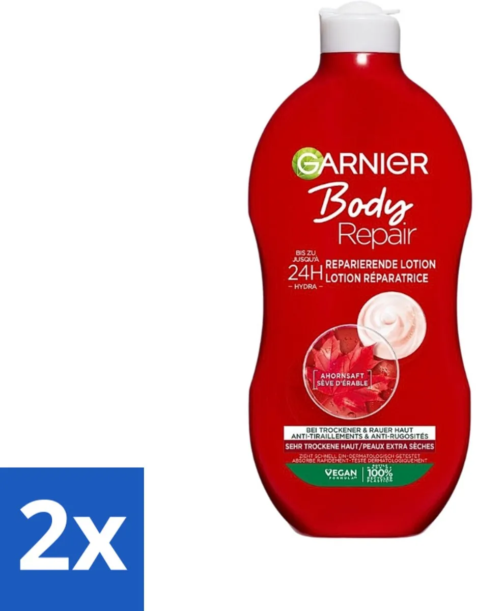 Garnier Bodylotion Repair 800ml - 2 Stuks