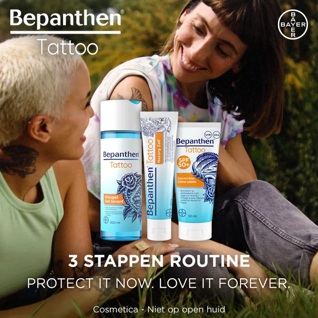 Bepanthen Tattoo Zonnecrème SPF 50+ 50ml