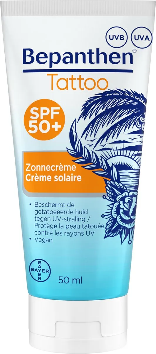 Bepanthen Tattoo Zonnecrème SPF 50+ 50ml