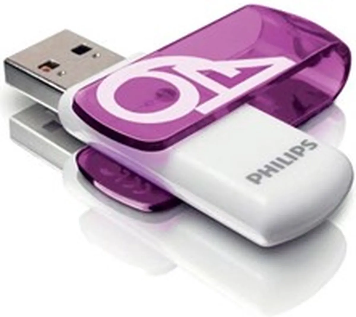 Philips FM64FD00B USB-Stick 64GB - Wit