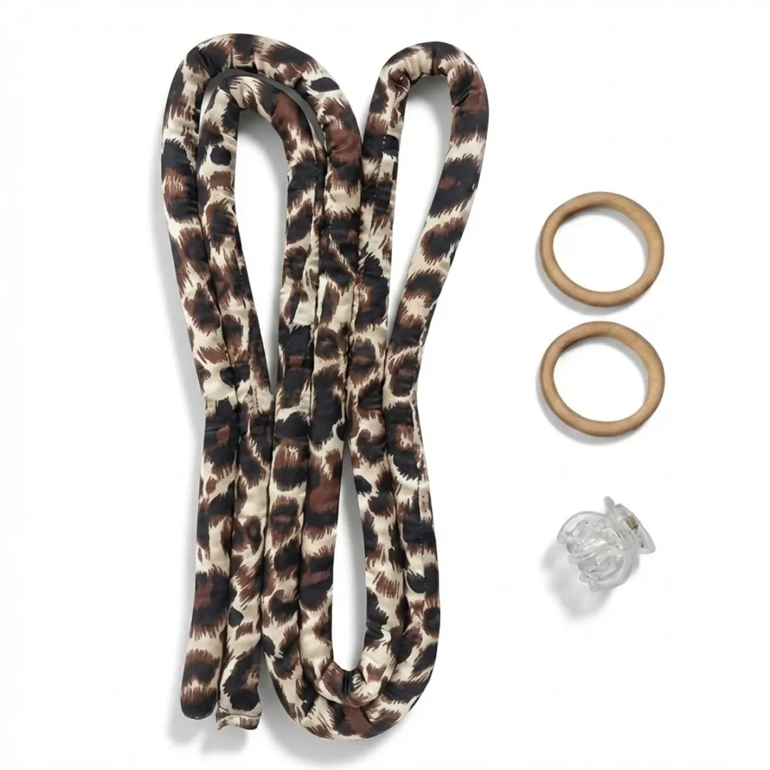 Nuvex Luipaardprint Heatless Krulband Set