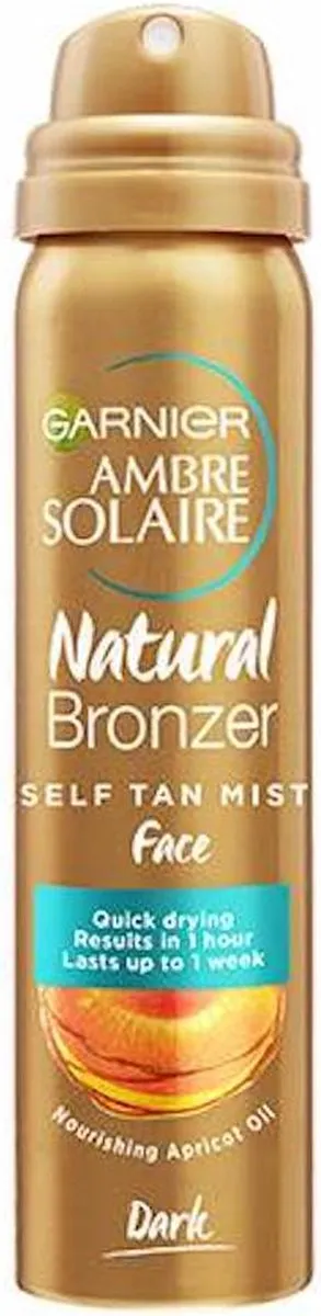 Garnier Natural Bronzer Self Tan Mist Gezicht 75ml