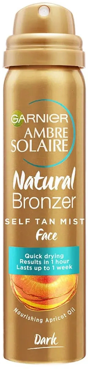 Garnier Natural Bronzer Self Tan Mist Gezicht 75ml