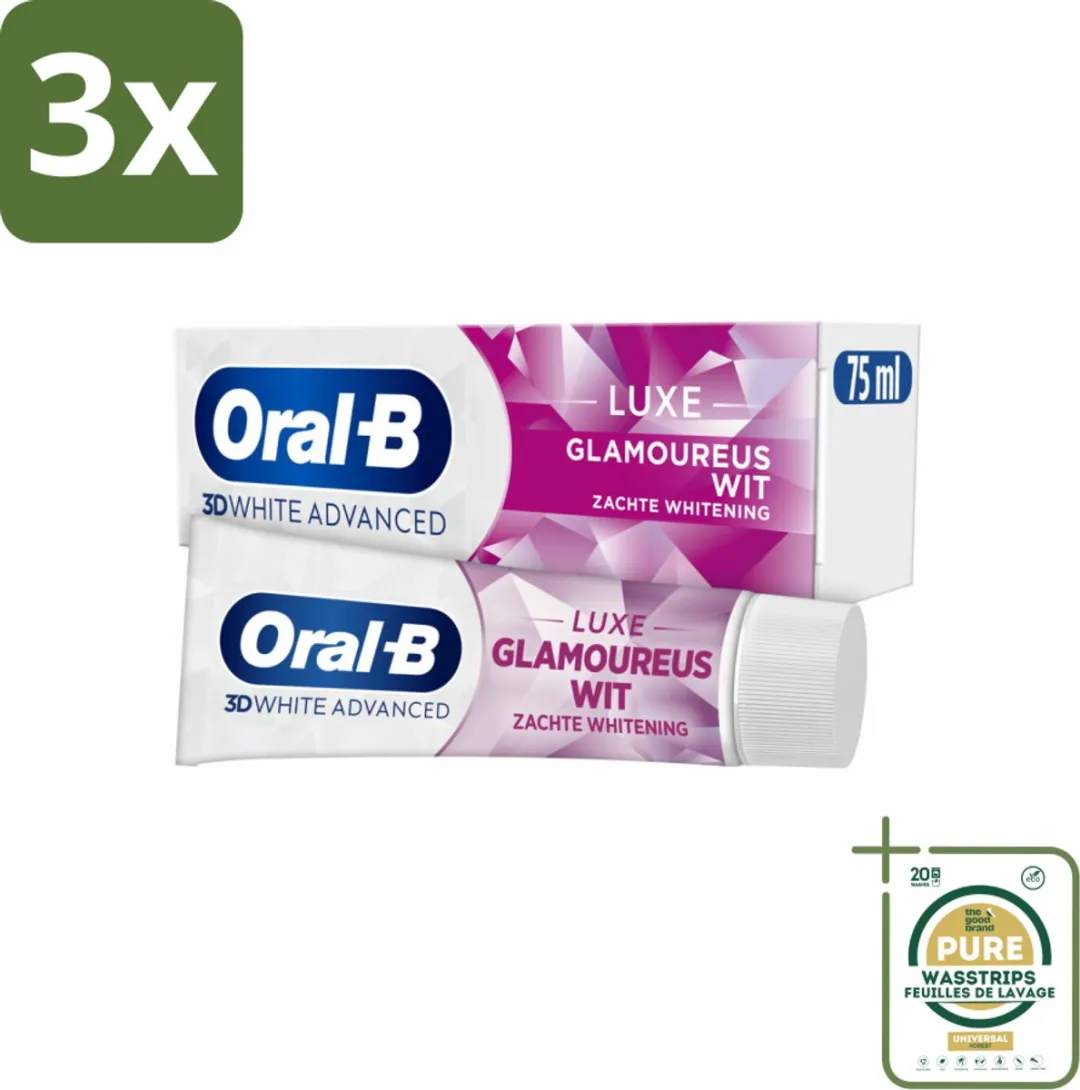 Oral-B 3D White Advanced Tandpasta Glamorous White 225ml