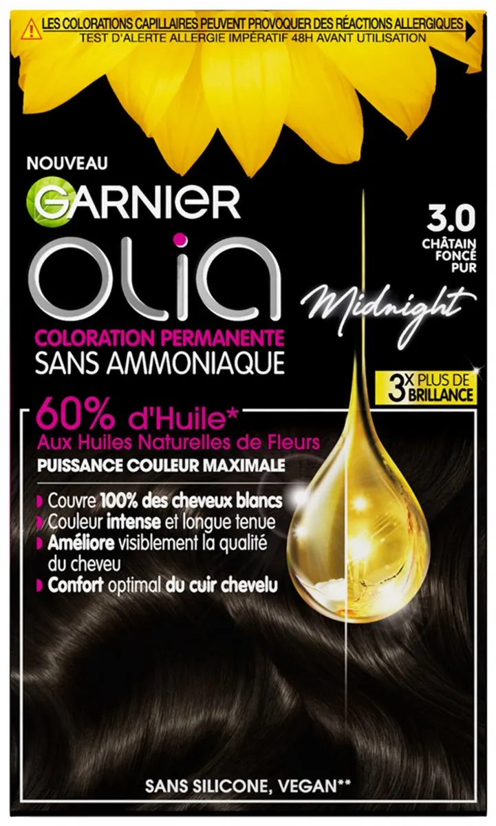 Garnier Olia Pure Donkerbruin 200ml