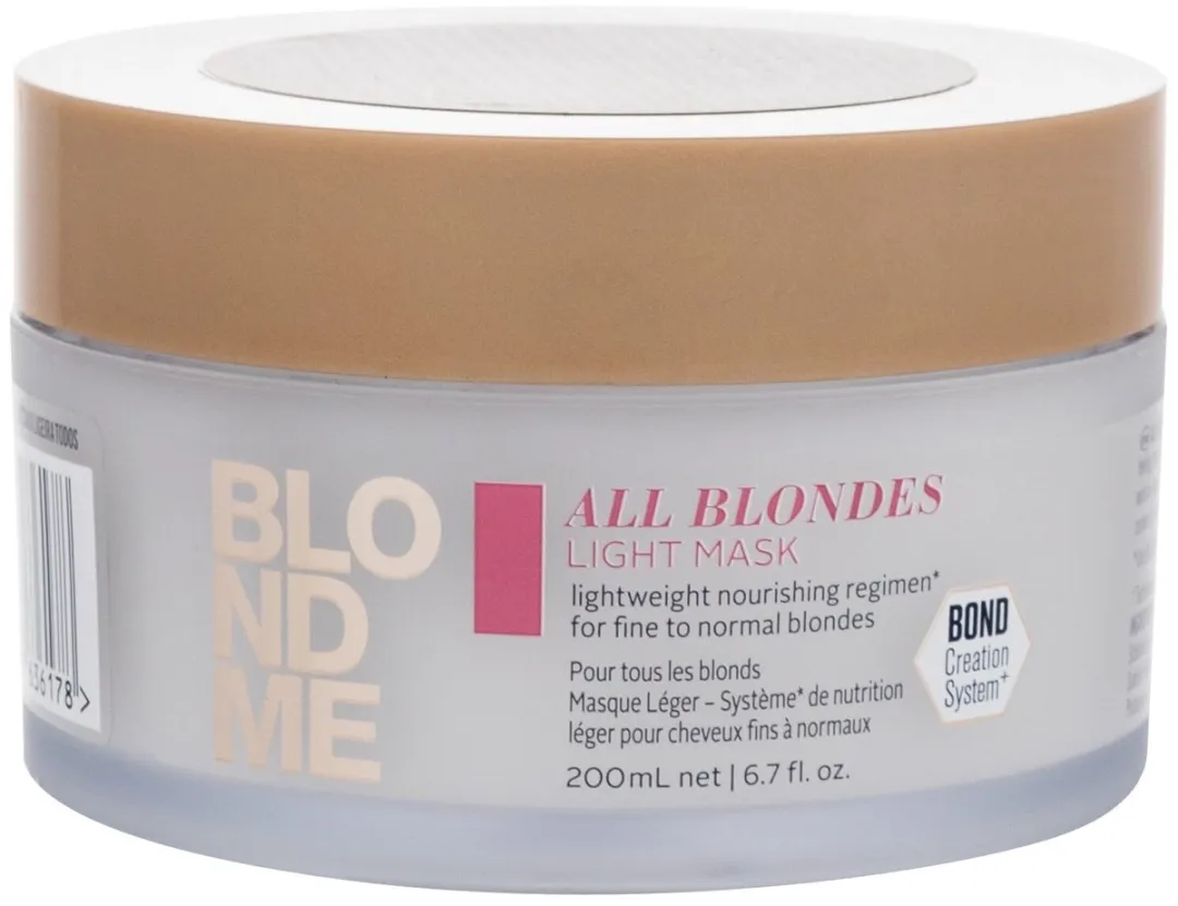 Schwarzkopf Blondme Keratin Restore Haarmasker 200ml