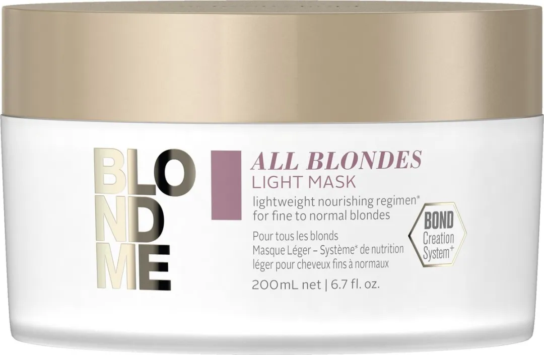 Schwarzkopf Blondme Keratin Restore Haarmasker 200ml - Blond