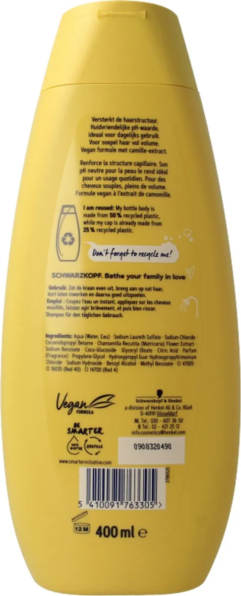 Schwarzkopf Shampoo Elke Dag Kamille 400ml
