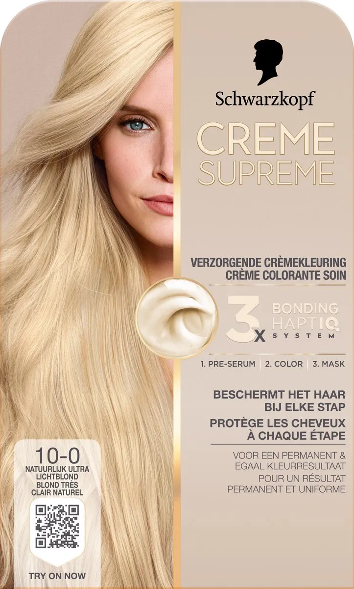 Schwarzkopf Crème Supreme 10-0 Haarkleuring 245g