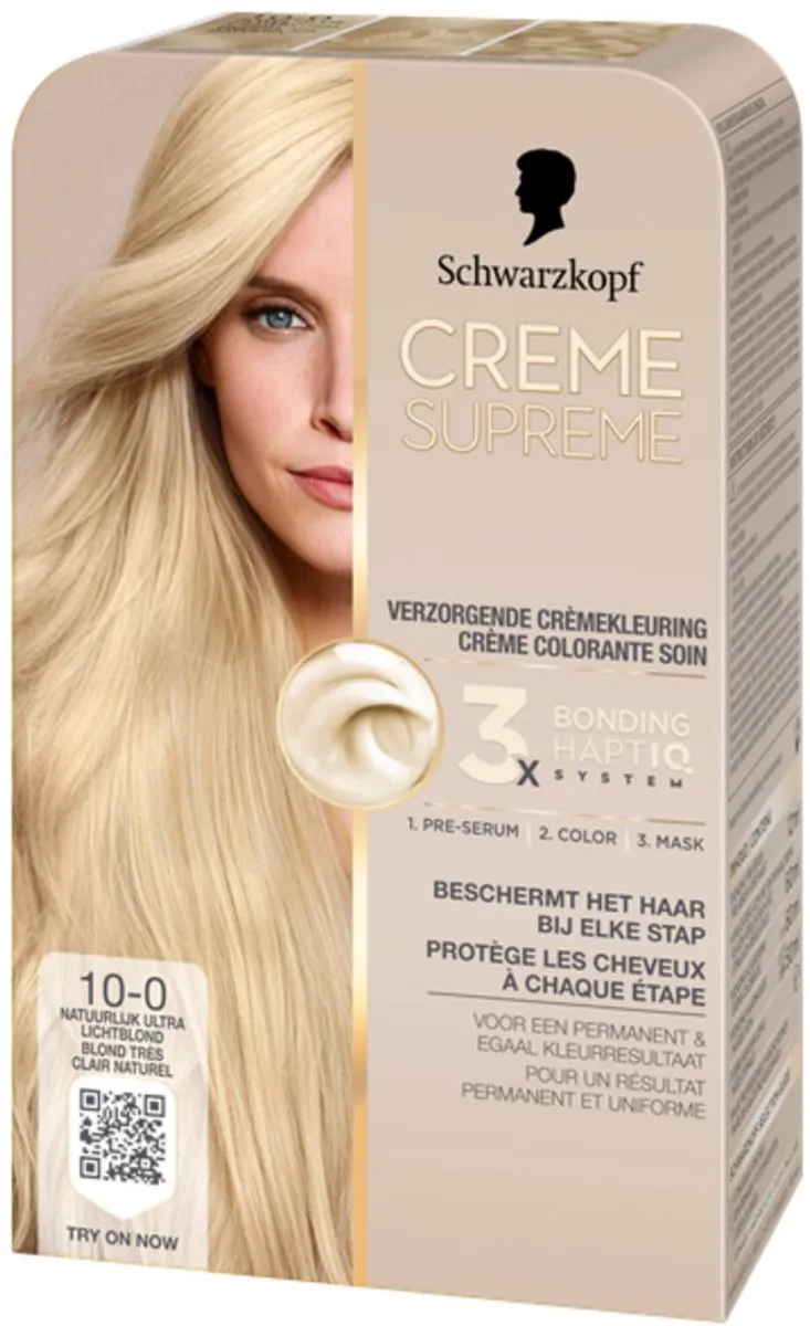 Schwarzkopf Crème Supreme 10-0 Haarkleuring 245g