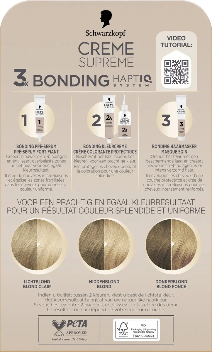 Schwarzkopf Crème Supreme 10-0 Haarkleuring 245g