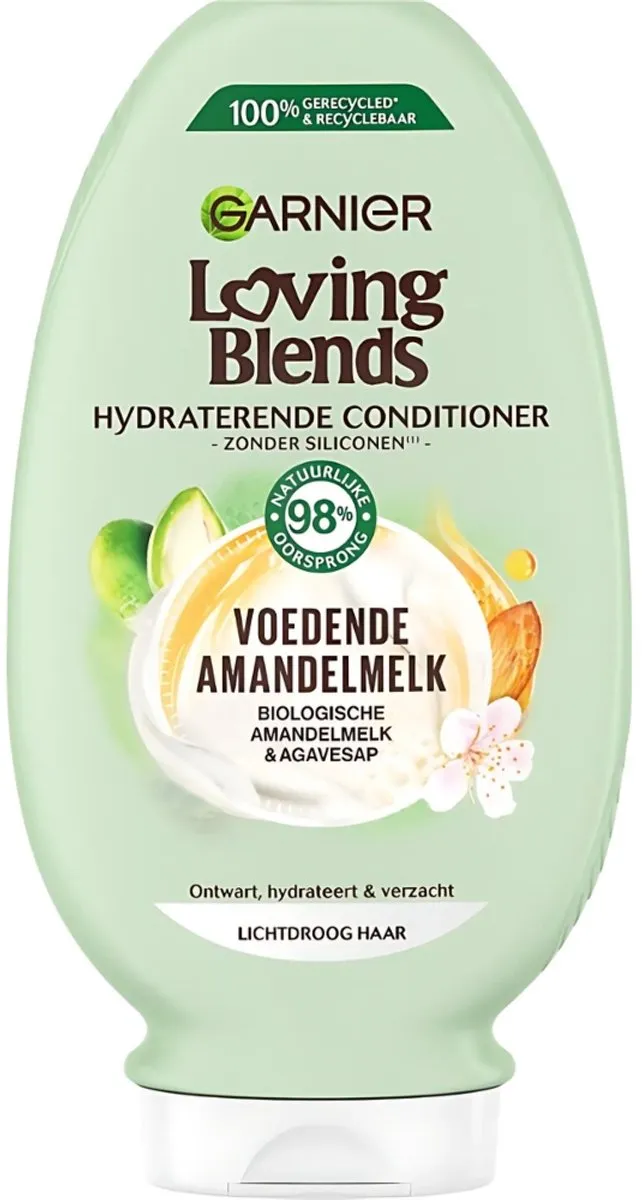 Garnier Loving Blends Conditioner Amandelmelk 250ml - 12 Stuks
