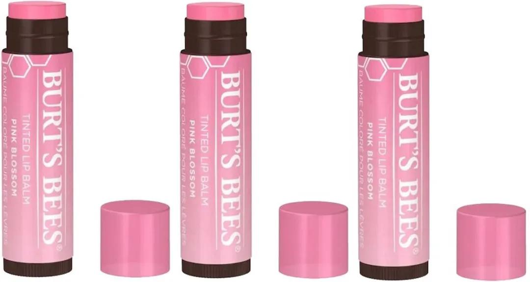 Burt's Bees Tinted Lip Balm Pink Blossom