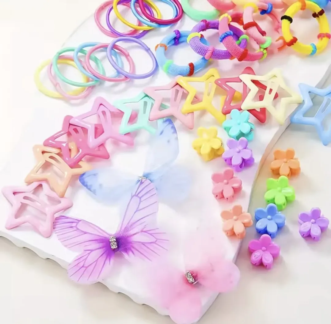 Kinder Haarelastiekjes – 1000 Stuks Gekleurde Mix – Haaraccessoires voor Meisjes, Baby’s & Peuters – Inclusief 2 Beauty Tasjes – Leuk Cadeau