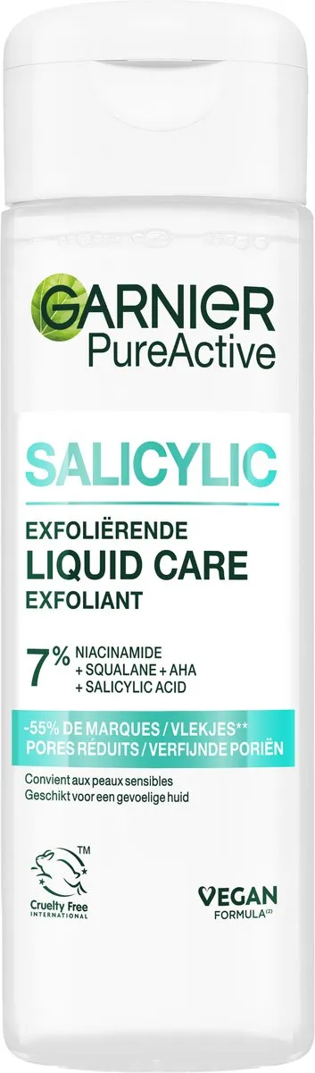 Garnier Pure Active Exfoliërende Liquid Care 120ml - 7% Niaciamide