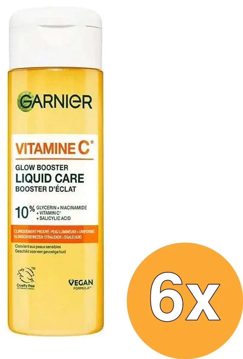 Garnier SkinActive Vitamine C Glow Booster 120ml - 6 Stuks