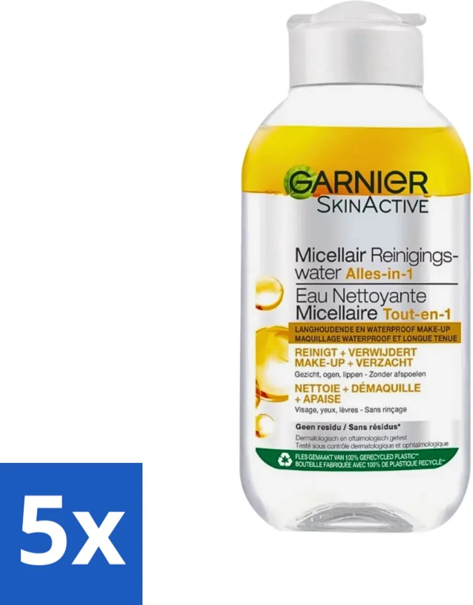 Garnier Micellair Reinigingswater Olie 100ml - 5 Stuks