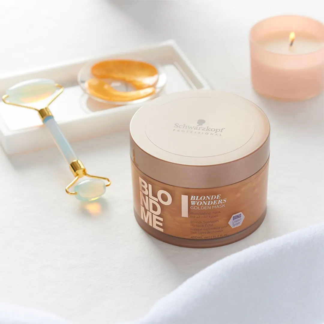 Schwarzkopf Blondme Golden Verhelderend Masker 450ml
