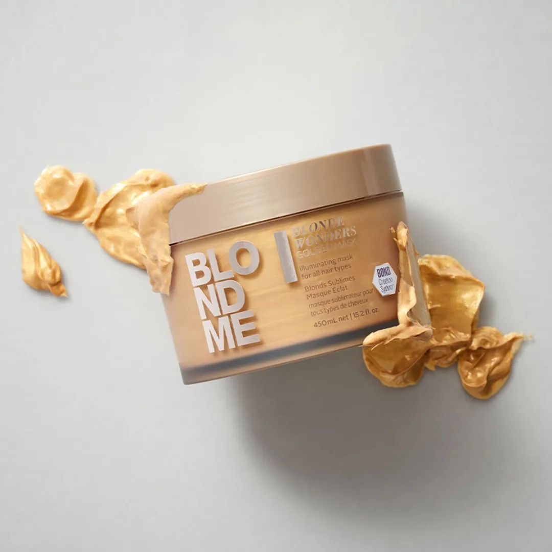 Schwarzkopf Blondme Golden Verhelderend Masker 450ml