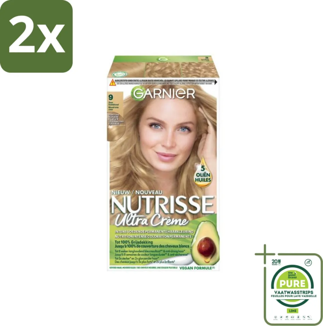 Garnier Nutrisse Ultra Crème 9 Zeer Lichtblond Haarverf