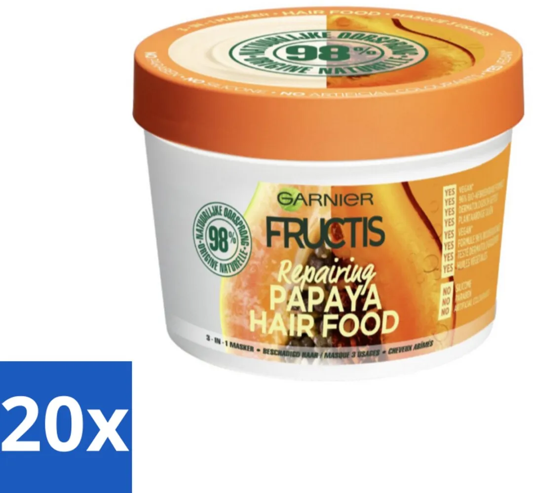 Garnier Fructis Hair Food Papaya Haarmasker 400ml