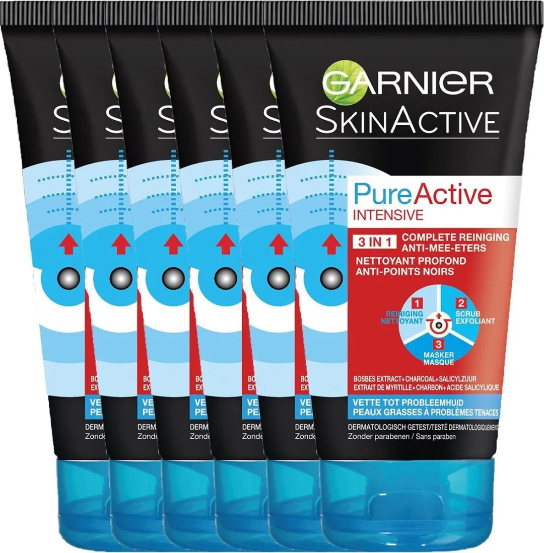 Garnier Pure Act Spot Control Mask 150ml - 6 Stuks