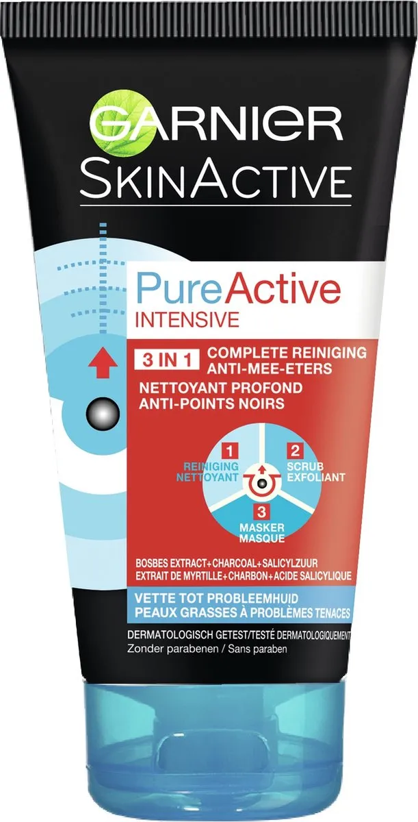 Garnier Pure Act Spot Control Mask 150ml - 6 Stuks