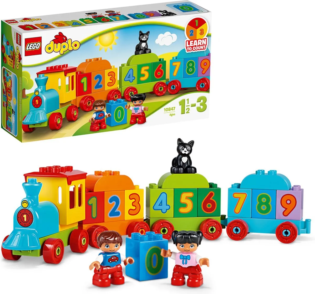 LEGO DUPLO Getallentrein 10847 - 23 Stukken