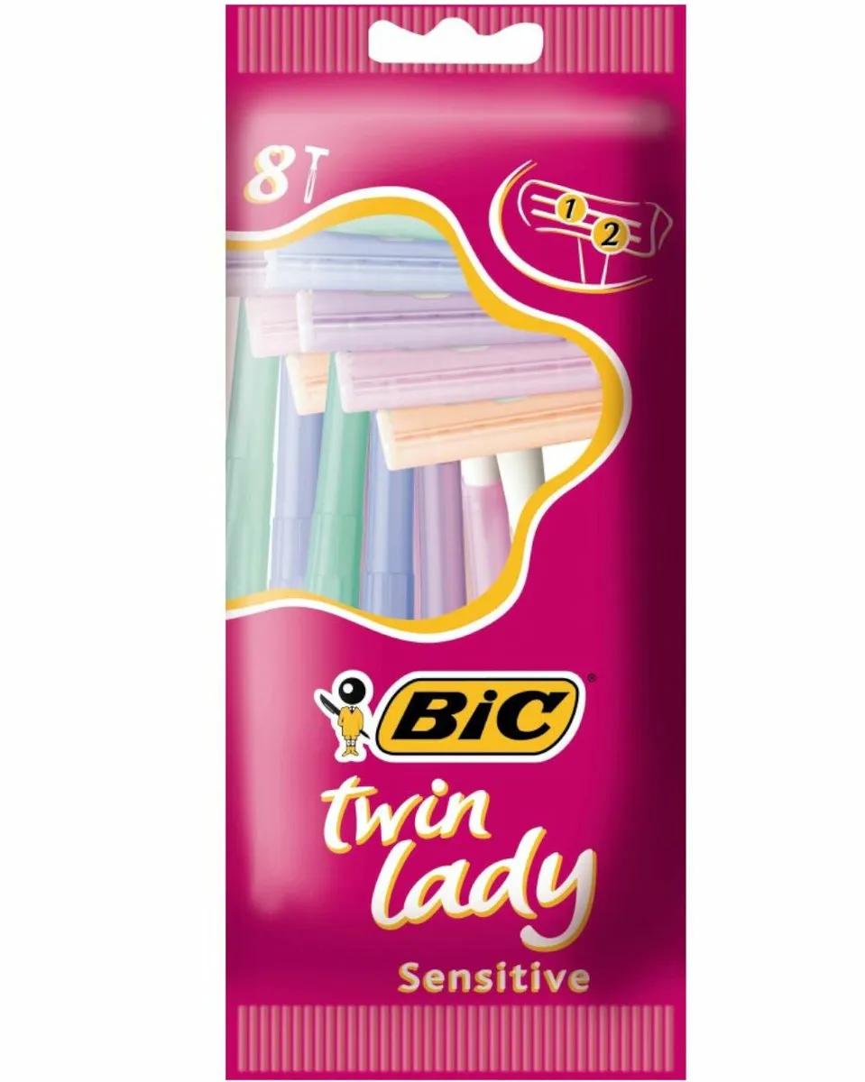 Bic Wegwerpscheermesjes Twin Lady Sensitive - 8 Stuks