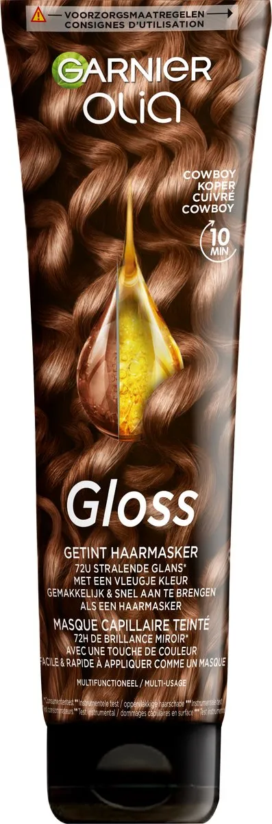 Garnier Olia Gloss Gekleurd Haarmasker Cowboy Koper