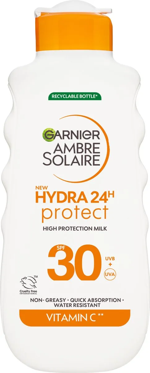 Garnier Ambre Solaire Hydra 24H Zonnebrandcrème SPF30 175ml