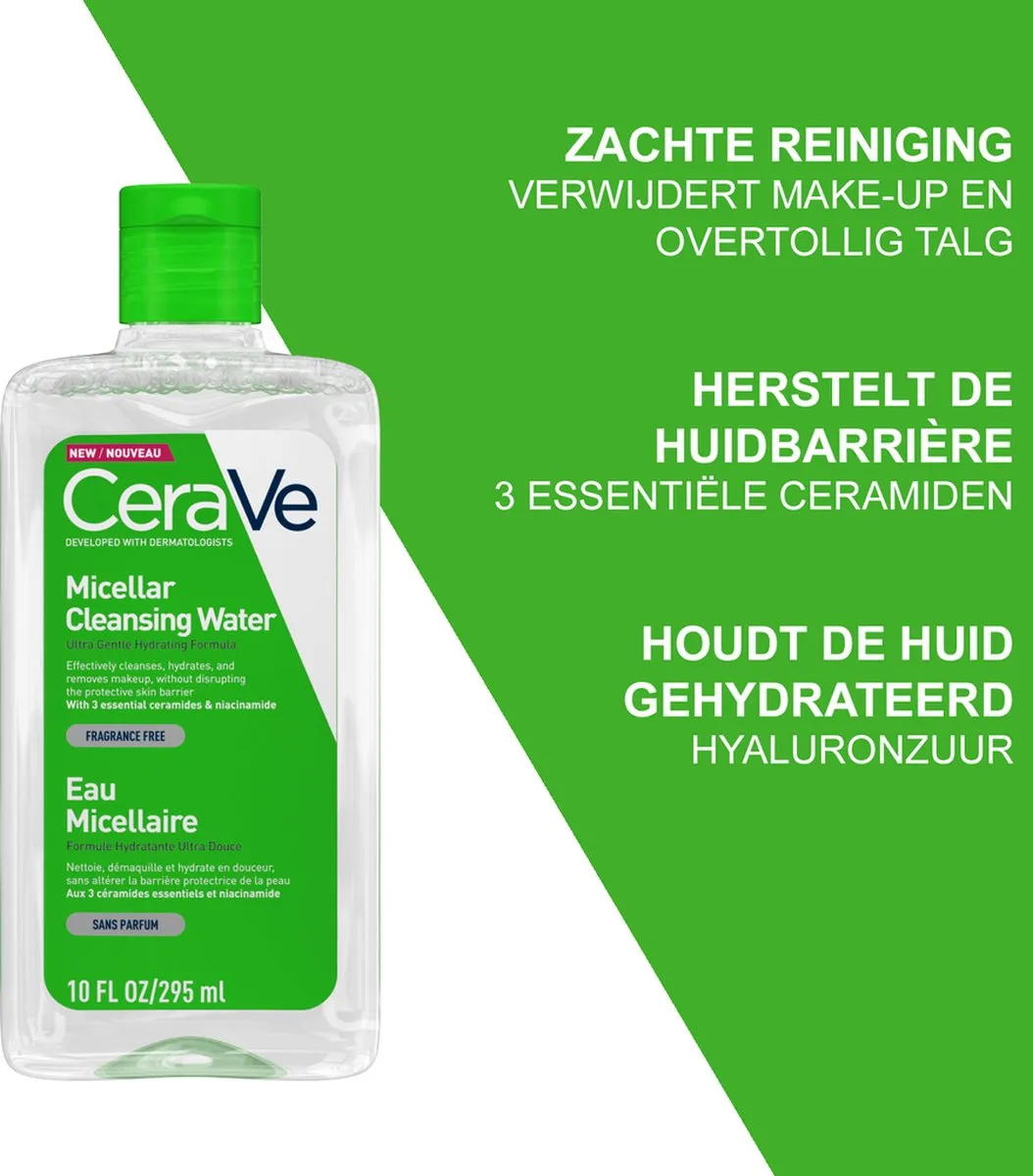 CeraVe Micellair Water 295ml - Make-up Verwijderaar