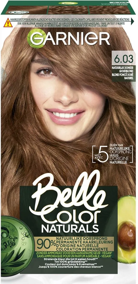 Garnier Belle Color Naturals 6.03 Permanent Haarkleuring