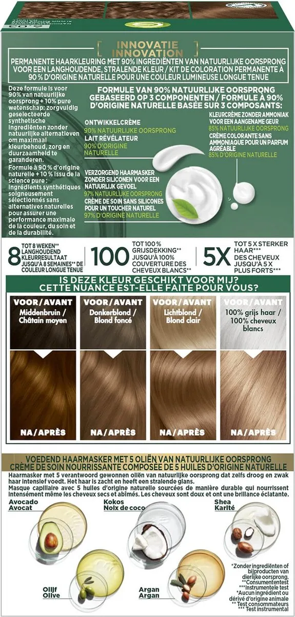Garnier Belle Color Naturals 6.03 Permanent Haarkleuring - 100ml
