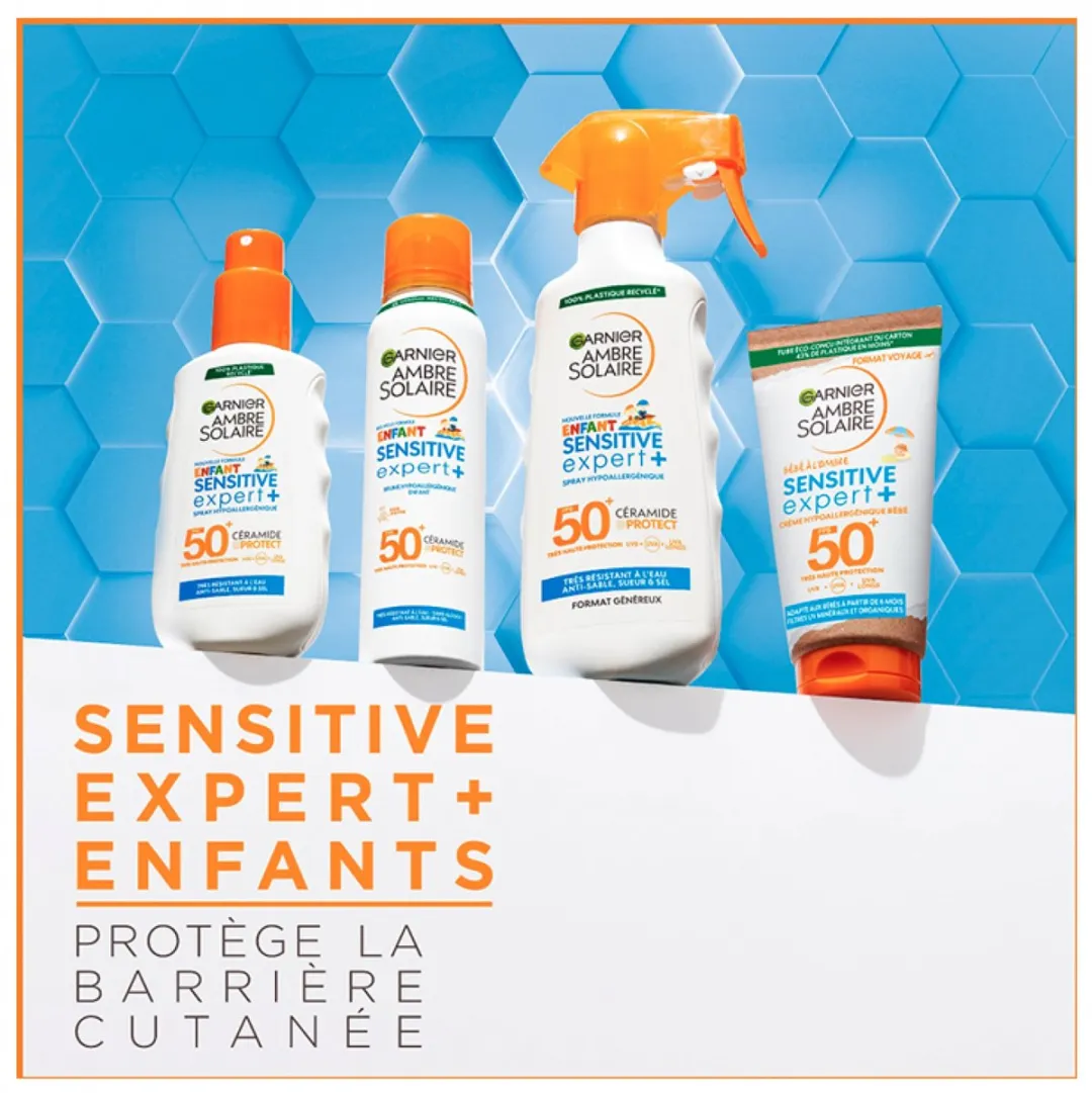 Garnier Ambre Solaire Kids Sensitive Expert Zonnebrandcrème SPF 50+ 50ml