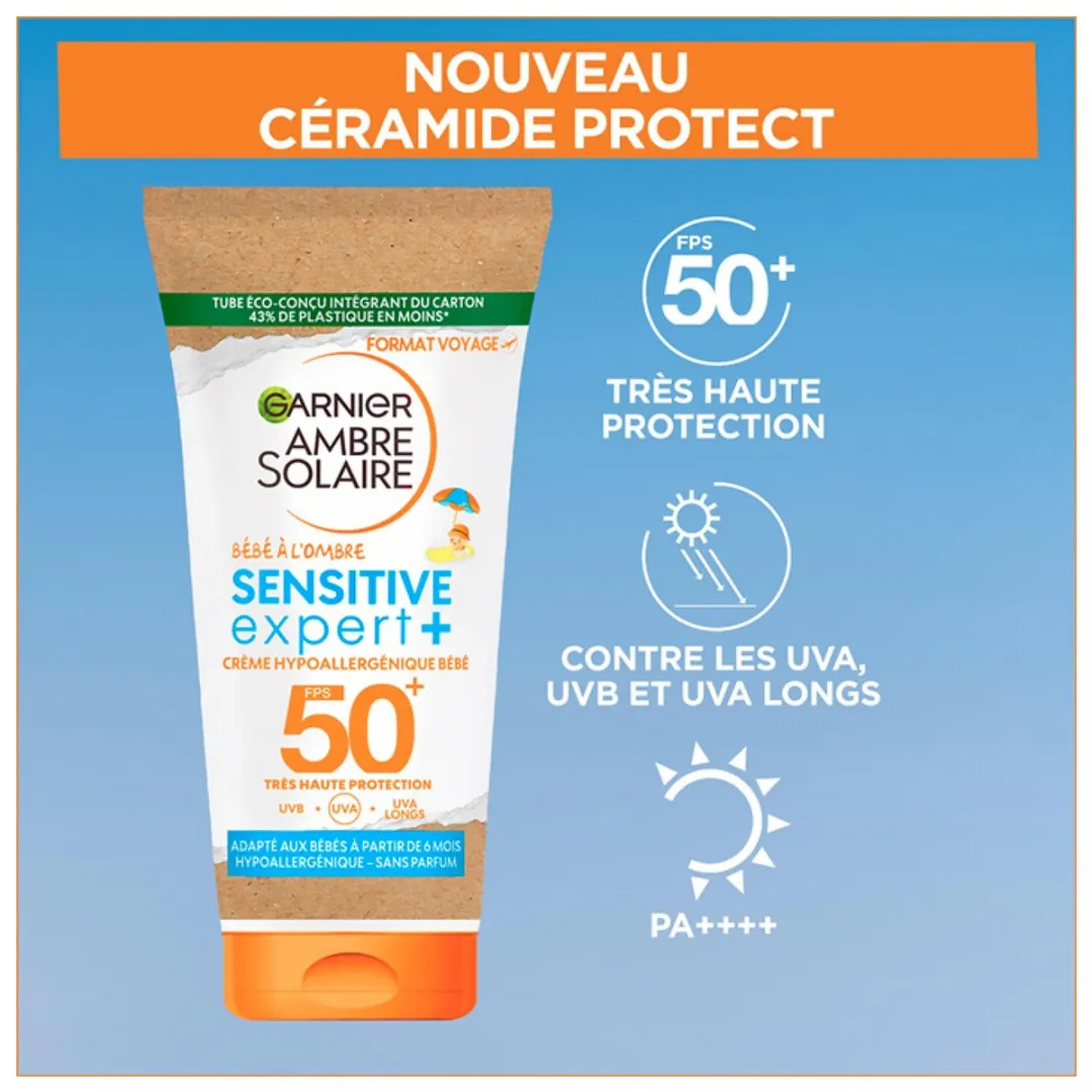 Garnier Ambre Solaire Kids Sensitive Expert Zonnebrandcrème SPF 50+ 50ml