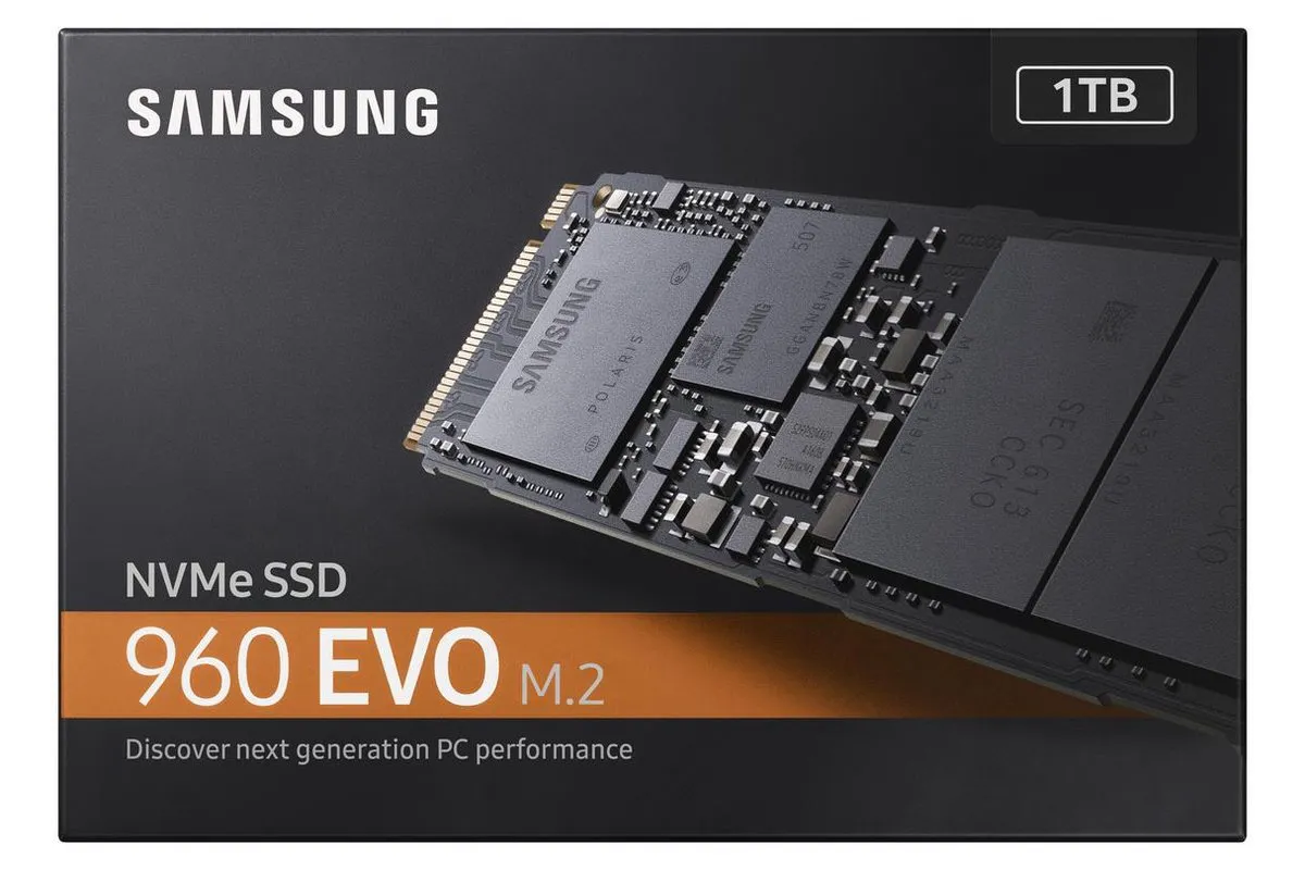 Samsung 960 EVO MZ-V6E1T0BW Interne SSD 1TB