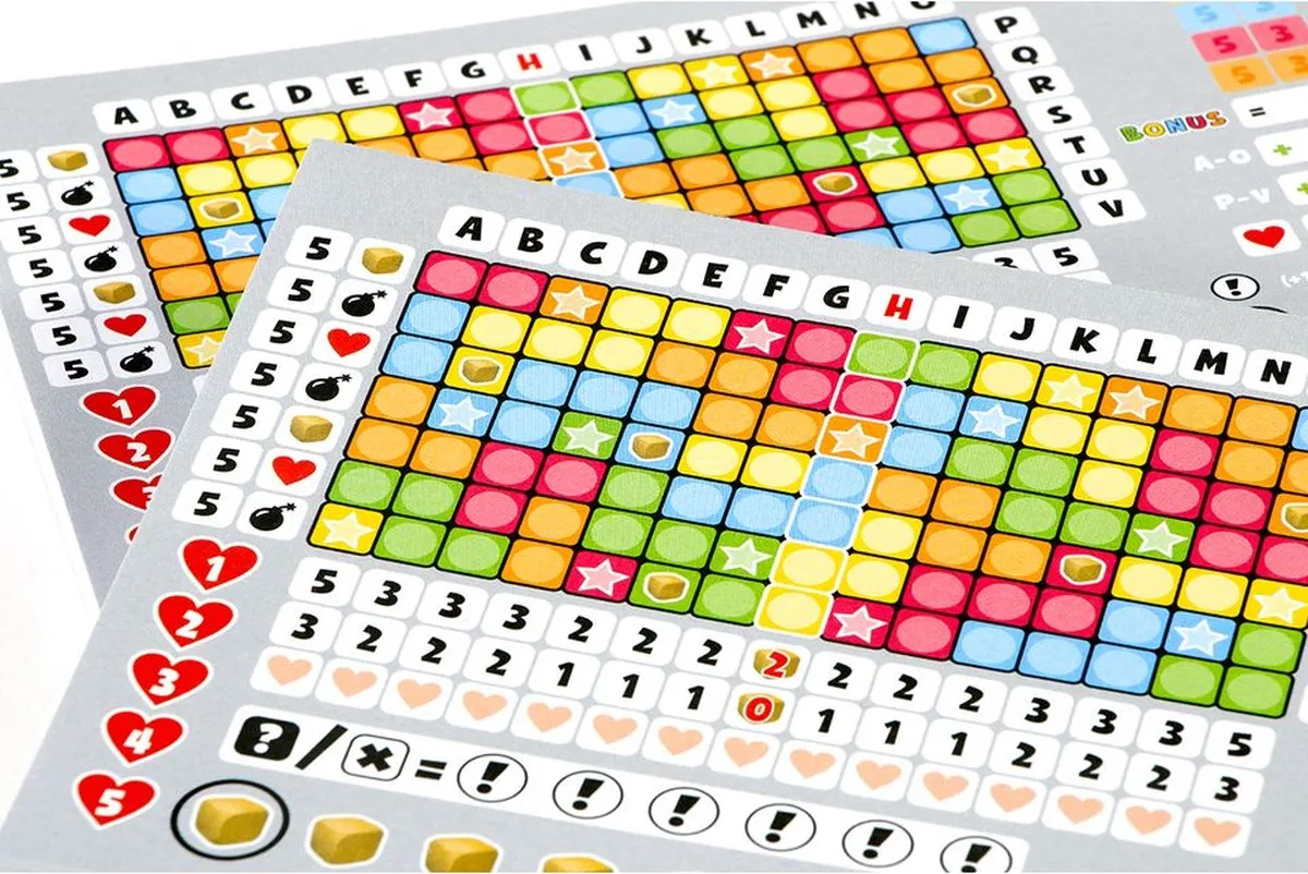 999 Games Keer op Keer 2 Familiespel - 3 Scoreblokken