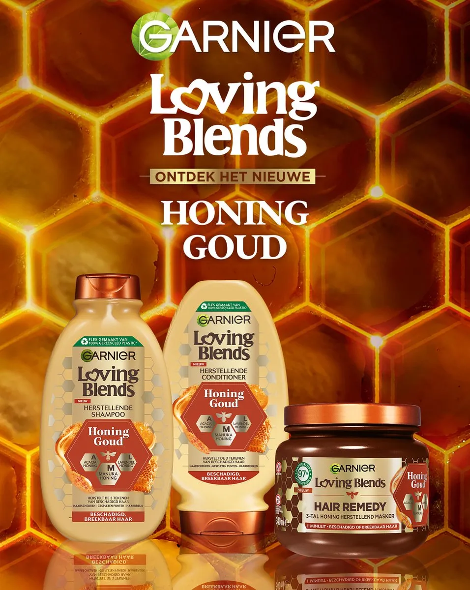 Garnier Loving Blends Honing Goud Conditioner - 6x250ml