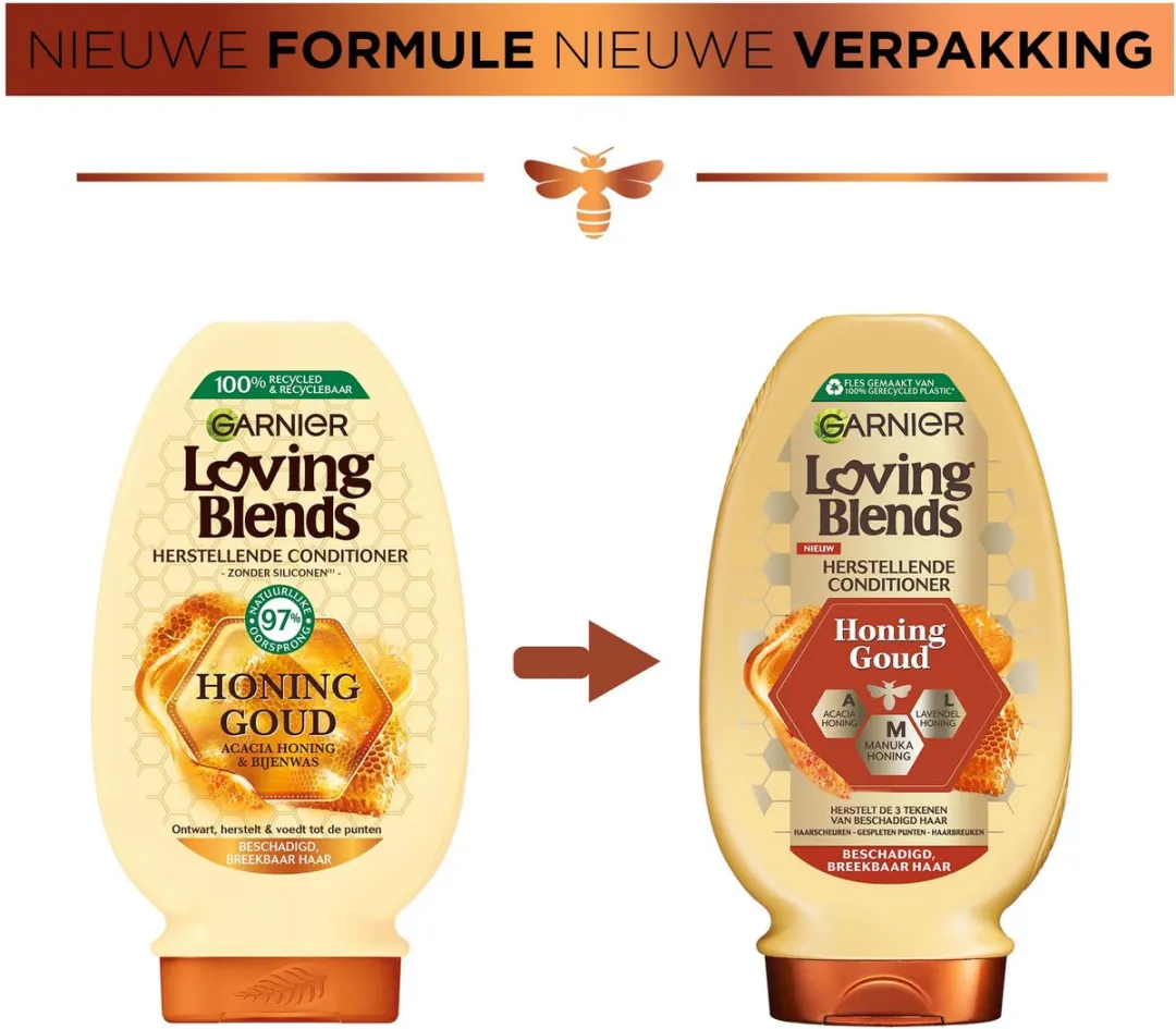 Garnier Loving Blends Honing Goud Conditioner - 6x250ml