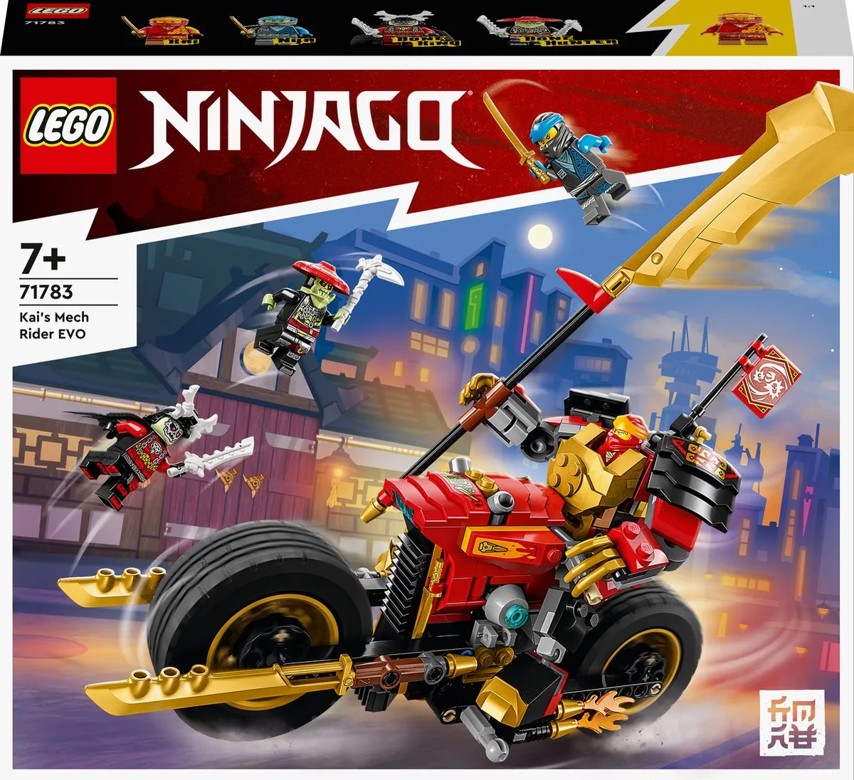LEGO Ninjago Kai’s Mech Rider EVO Bouwset 71783 - Meerkleurig